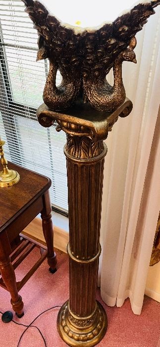 $175
Peacock motif ionic column lamps
 • 69 high 18 wide 18 deep