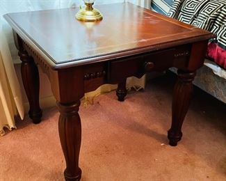 $60 
Mediterranean end table with drawer 