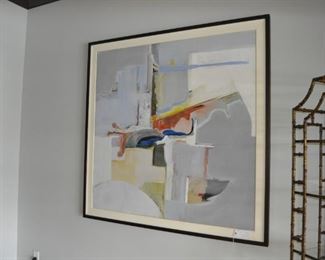 ORIGINAL ABSTRACT PAINTING BY AIDA MULIERI. ORIGINAL COST WAS $3500