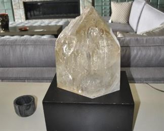 LARGE LIGHTED MINERAL CRYSTAL. ORIGINAL COST WAS $14000