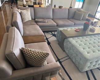 DESIGNER SECTIONAL SOFA. ORIGINAL COST WAS $15000