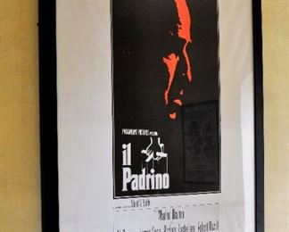 6 FOOT TALL "RARE" ITALIAN VERSION -
GODFATHER POSTER. ORIGINALLY ASKING: $2500