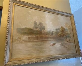 Lester Chace painting, original