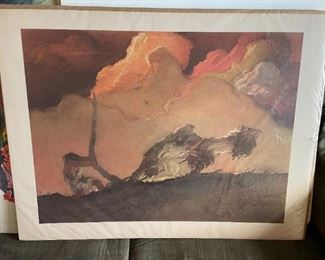 Signed Lithograph by Abel Pann (11/300), 1935