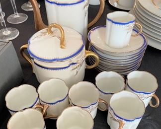 Limoges coffee set (early 1800's)