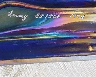 Inside picture Westmoreland Cat Signed Candy Dish #85 of 500