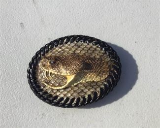 002 Rattlesnake Belt Buckle