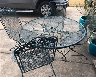Metal Patio Set