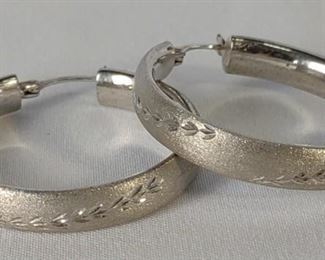 Sterling Silver Hoop Earrings