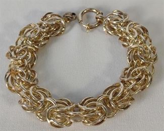 Turkish Sterling Silver Rope Bracelet