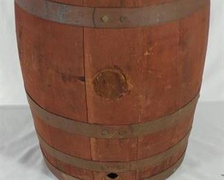 Antique Coca Cola Syrup Barrel w/ Label