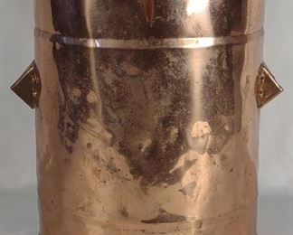Vintage Copper Firewood Bucket / Bin