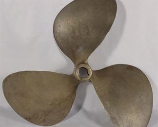 Vintage Brass Marine Ship Propeller