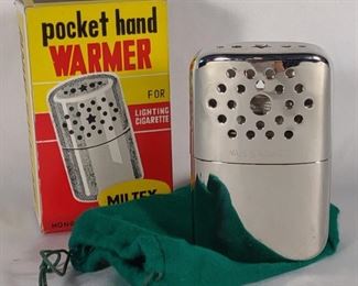 Vintage Miltex Pocket Hand Warmer in Box