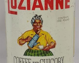 Luzianne Coffee & Chicory Advertisement Tin