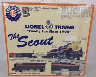 Lionel Trains The Scout O-Gauge Train Set in Box