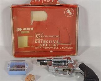 Hubley Detective Special Colt Cap Gun in Box