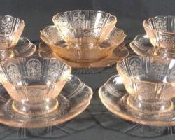 American Sweetheart Pink Depression Glass Set
