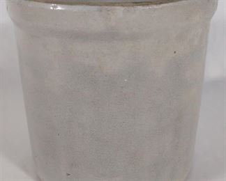 Grey Glazed Stoneware Crock