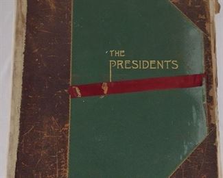 Antique White House Gallery of Presidents Book