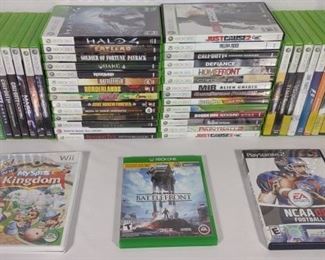 Large Collection of Xbox 360 Video Games
