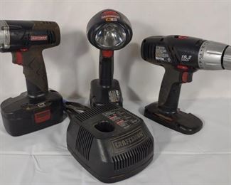 3 Craftsman 19.2v Battery Power Tools (Works)