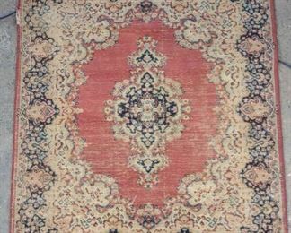 Antique Ornate Patterned Wool Rug