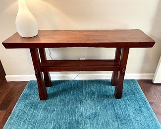 $250 World Market Wooden console table, very versatile! 58w 32h 16d