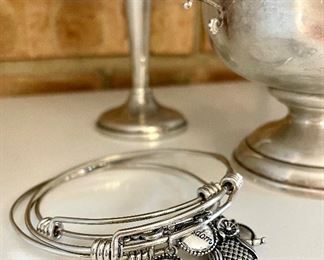 $8 Charm bracelets, set of 3.