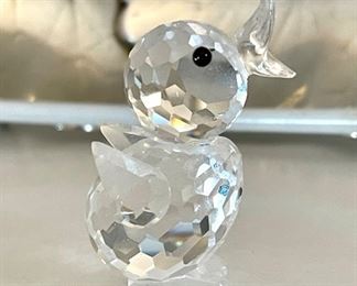 SOLD - $10 Tiny, little crystal chick, so cute! 1.5 inches high.