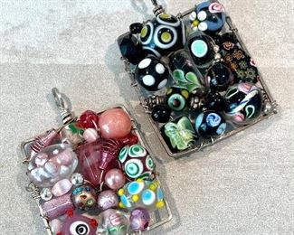 $10/ each. Unique and colorful pendants. 