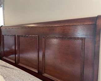 $200 Beautiful king headboard, footboard and side rails. You move!