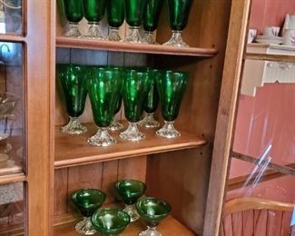 Beautiful green glass