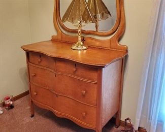 Birdseye maple dresser