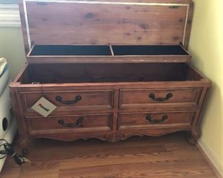 Cedar chest in pristine condition