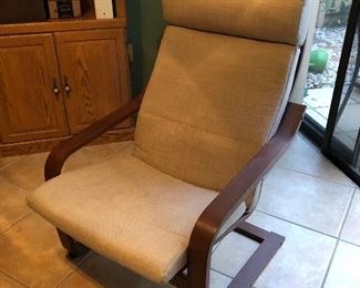 One of several accent chairs