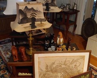 Asian Influenced Tables, Decor