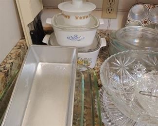 corningware, bakeware