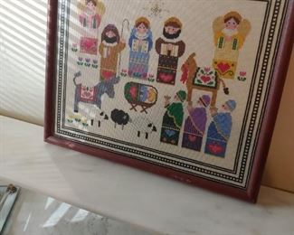 needlepoint nativity