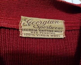 Tage on vintage Dalton Letter Sweater 