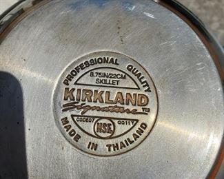 Kirkland skillets 