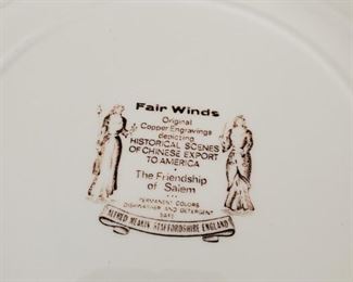 Fair Winds Brown plates 