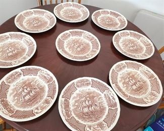 Brownware  plates 