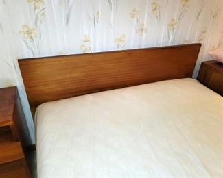 Mid Century Modern American of Martinsville full headboard. 56.5"w x 32.5".  5 piece set