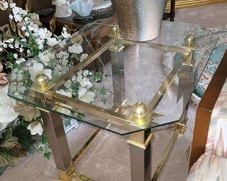 Matching end tables 21" x 27" x 19"h. 