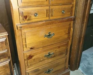 Small chest. 43"h x 24.5"w x 17"d. 