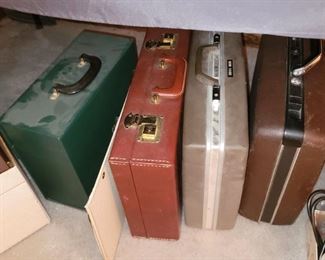 Vintage brief cases