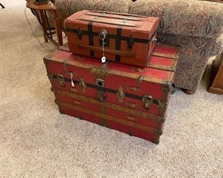 Antique Steamer Trunks