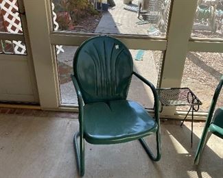 Antique Metal Chairs