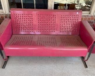 Antique Metal Glider